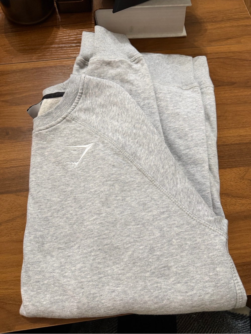 Gymshark Men’s Light Grey Crewneck Sweatshirt